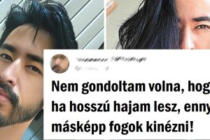 19 ember, aki úgy döntött, hogy hosszú hajat növeszt, és az eredmények hihetetlenek