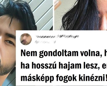 19 ember, aki úgy döntött, hogy hosszú hajat növeszt, és az eredmények hihetetlenek