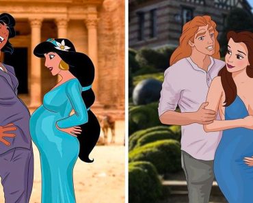 Egy művész elképzelte, hogyan néznének ki várandósan a Disney párok, és ez túl varázslatos