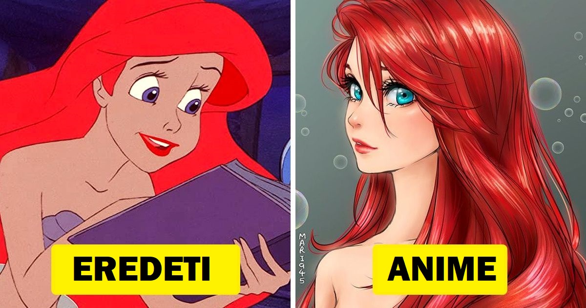 Hogyan nézett volna ki a kedvenc Disney-karaktered, ha anime lett volna