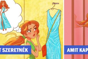 11 illusztráció, amely megmutatja, hogy milyen az alacsony lányok élete