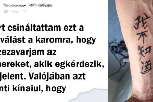 16 ember, aki egyedi tetoválást választott a hagyományos helyett