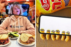 Ez a művész egy okostelefon és a képzelete segítségével egészíti ki a valóságot