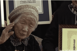 119 éves korában meghalt Kane Tanaka, a világ legidősebb embere