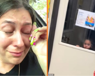 Az anya látja, hogy a kislánya sír az óvoda ajtaja mögött, rájön, hogy az alkalmazottak bezárták őt egyedül