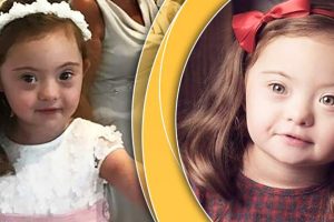 A 4 éves Down-szindrómás kislány meghódította a divatbemutatót, amikor végigsétált a kifutón