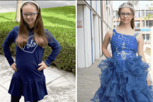 14 éves lány lett az egyik első Down-szindrómás modell, aki a New York-i Divathéten sétálhatott a kifutón
