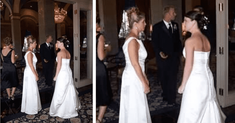 A menyasszony dühös lett az anyósára, aki fehér ruhában sétált be a templomba a fia esküvőjére