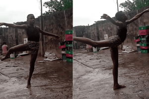 A 11 éves nigériai fiú ösztöndíjat nyert a New York-i iskolától, miután az esőben táncoló videója vírusszerűen elterjedt