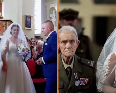 A veterán az utolsó ígéretét teljesítve kísérte unokáját az oltárhoz, két nappal később meghalt.
