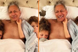 Jeff Goldblum „felemelőnek” találja, hogy 70 évesen 2 kisfiú édesapja lehet — Évtizedekig „várt” arra, hogy apa legyen