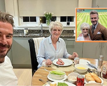 David Beckham megdicsérte az anyukája házi kosztját — Még mindig együtt esznek, főznek és közös hobbijuk van a „csodálatos anyukájával”