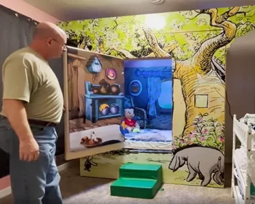 A nagypapa egy varázslatos ággyal „Százholdas Pagonnyá” varázsolja autista unokája szobáját.