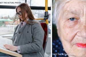 A terhes nő nem adja át a helyét a buszon egy idős utasnak: veszekedés alakul ki