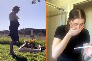 Az anya virágot szed az elhunyt babája sírjára — Egy idegen közeledik hozzá és azt mondja, hogy újra terhes