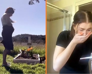 Az anya virágot szed az elhunyt babája sírjára — Egy idegen közeledik hozzá és azt mondja, hogy újra terhes
