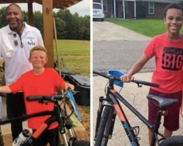 Egy 9 éves fiú 1000 dolláros kerékpárt ajándékoz a barátjának, akinek nem volt