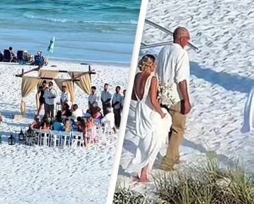 Az Influencer kiakad egy nőre, aki az esküvő közepén átsétál a tengerparton