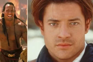 Hogyan segített Brendan Fraser Dwayne Johnsonnak megszerezni az első szerepét – Igen, a jófiúk is végezhetnek az elsők között