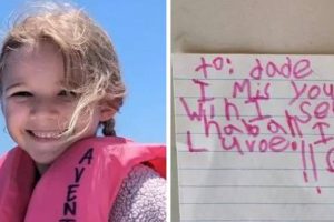 Az apa felfedez egy szívszorító üzenetet, amelyet az ötéves kislánya hagyott hátra a hirtelen bekövetkezett halála után