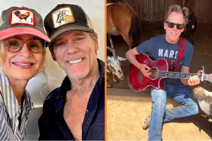 Kevin Bacon egy farmra költözött, miután elvesztette a pénzét – a feleségével, akivel 35 éve házasok, állattenyésztéssel és énekléssel foglalkozik