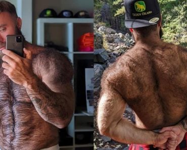 A „Teddy mackó” becenévre hallgató, lenyűgöző testszőrzettel rendelkező férfi büszke a külsejére, és a világért sem borotválná le. A „Teddy mackó” becenévre hallgató, lenyűgöző testszőrzettel rendelkező férfi büszke a külsejére, és a világért sem borotválná le.