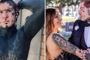 Az apa testének 96%-át tinta borította be – legújabb intim tetoválása több ezer kommentet kapott